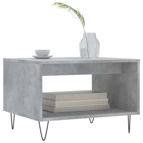 Stolić za kavu boja betona 60x50x40 cm konstruirano drvo Beton siva 1 Cijena