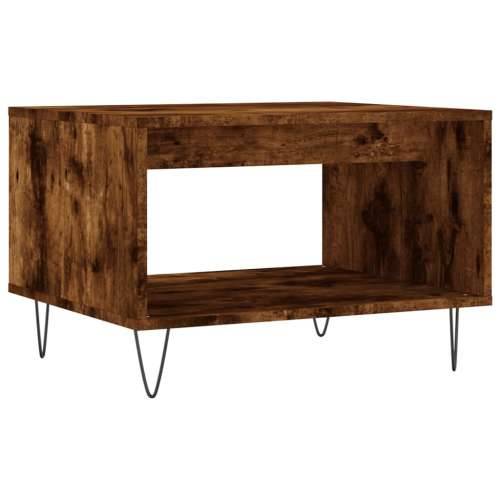 Stolić za kavu boja hrasta 60 x 50 x 40 cm konstruirano drvo - Dimljeni hrast 1 Cijena