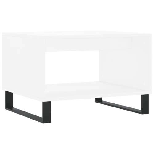 Stolić za kavu bijeli 60 x 50 x 40 cm od konstruiranog drva - Bijela 1 Cijena