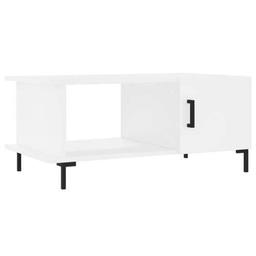 Stolić za kavu bijeli 90 x 50 x 40 cm od konstruiranog drva Bijela 1 Cijena