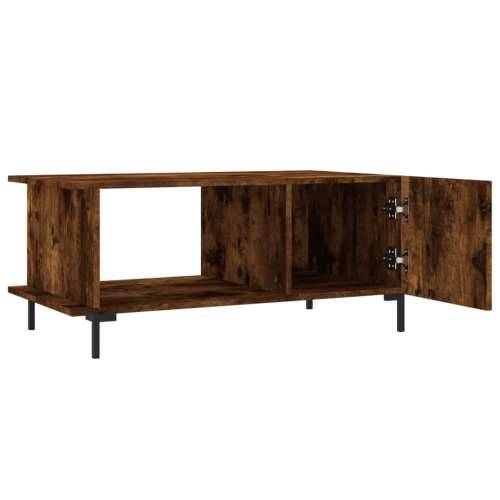 Stolić za kavu boja hrasta 90x50x40 cm konstruirano drvo - Dimljeni hrast 1 Cijena