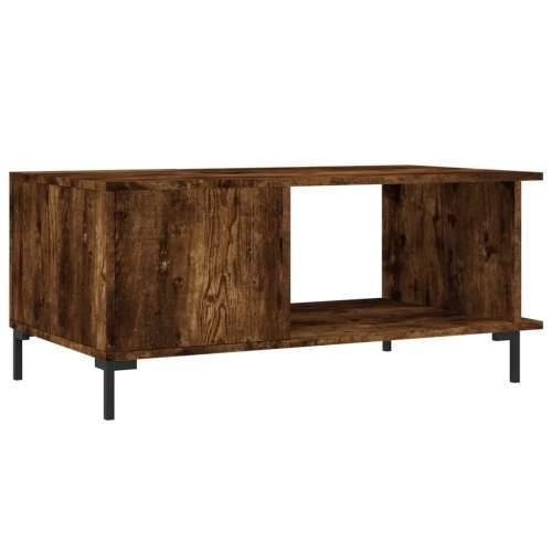 Stolić za kavu boja hrasta 90x50x40 cm konstruirano drvo - Dimljeni hrast 1 Cijena