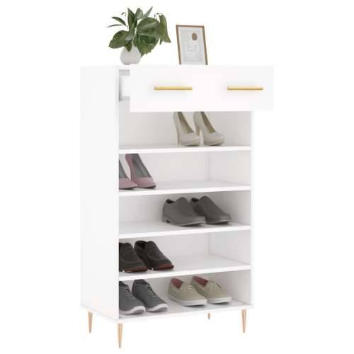 Ormarić za cipele bijeli 60 x 35 x 105 cm od konstruiranog drva - Bijela 1 Cijena