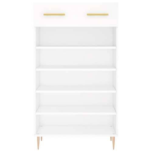 Ormarić za cipele bijeli 60 x 35 x 105 cm od konstruiranog drva - Bijela 1 Cijena