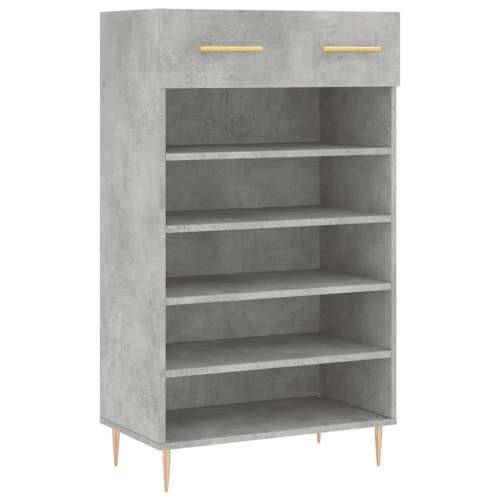 Ormarić za cipele boja betona 60x35x105 cm konstruirano drvo Beton siva 1 Cijena