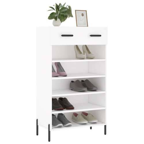 Ormarić za cipele bijeli 60 x 35 x 105 cm od konstruiranog drva - Bijela 1 Cijena