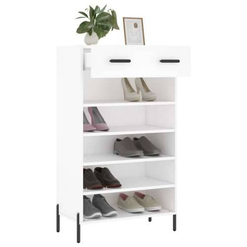 Ormarić za cipele bijeli 60 x 35 x 105 cm od konstruiranog drva - Bijela 1 Cijena