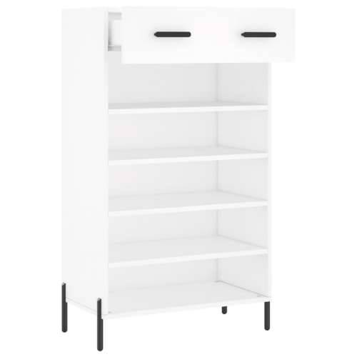 Ormarić za cipele bijeli 60 x 35 x 105 cm od konstruiranog drva - Bijela 1 Cijena