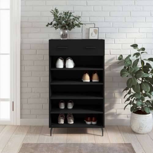 Ormarić za cipele crni 60 x 35 x 105 cm od konstruiranog drva Crna 1 Cijena