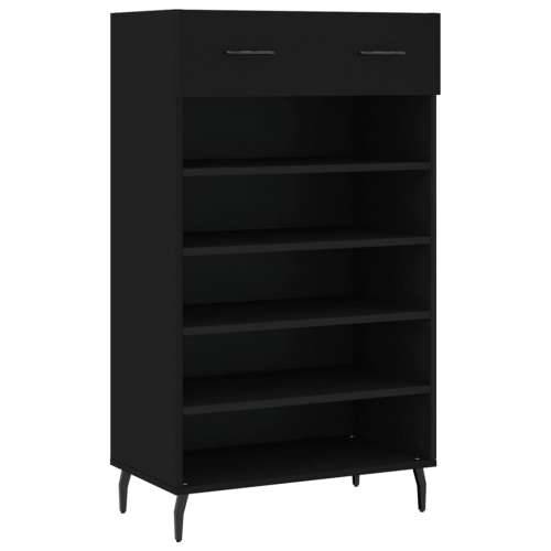 Ormarić za cipele crni 60 x 35 x 105 cm od konstruiranog drva Crna 1 Cijena