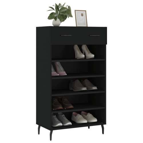 Ormarić za cipele crni 60 x 35 x 105 cm od konstruiranog drva Crna 1 Cijena
