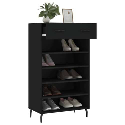 Ormarić za cipele crni 60 x 35 x 105 cm od konstruiranog drva Crna 1 Cijena
