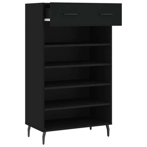 Ormarić za cipele crni 60 x 35 x 105 cm od konstruiranog drva Crna 1 Cijena