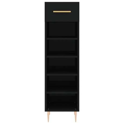 Ormarić za cipele crni 30 x 35 x 105 cm od konstruiranog drva - Crna 1 Cijena