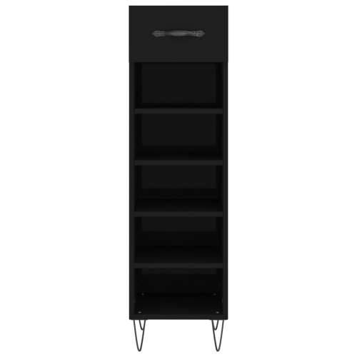 Ormarić za cipele crni 30 x 35 x 105 cm od konstruiranog drva Crna 1 Cijena