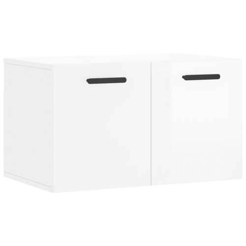 Zidni ormarić visoki sjaj bijeli 60x36,5x35cm konstruirano drvo - Visoko sjajno bijela 60 x 36.5 x 35 cm 1 Cijena