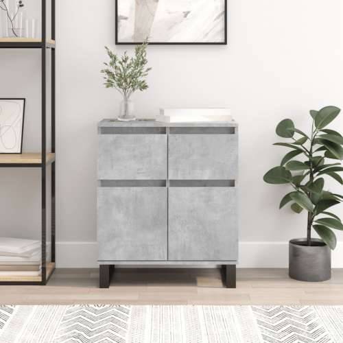Komoda siva boja betona 60x35x70 cm od konstruiranog drva - Beton siva 1 Cijena
