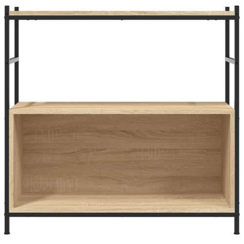 Regal za knjige boja hrasta 80 x 30 x 78,5 cm od drva i željeza - sonoma hrast 1 78.5 cm Polica Cijena
