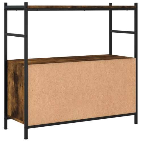 Regal za knjige boja hrasta 80 x 30 x 78,5 cm od drva i željeza Cijena