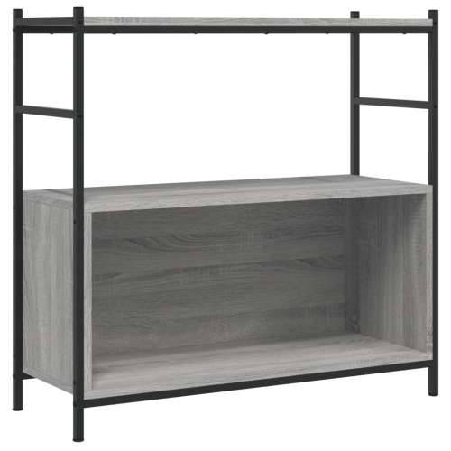 Regal za knjige siva boja hrasta 80x30x78,5 cm drvo i željezo Sivi hrast sonoma 1 78.5 cm Polica Cijena