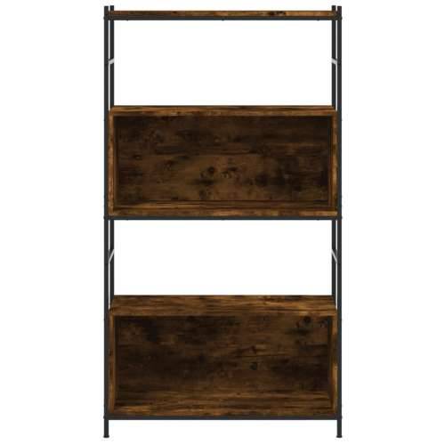 Regal za knjige boja hrasta 80x30x145,5 cm od drva i željeza Cijena