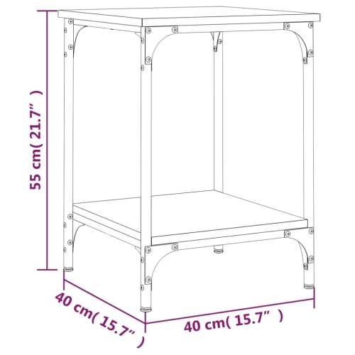 Stolić za kavu smeđa boja hrasta 40x40x55 cm konstruirano drvo Smeđi hrast 40 x 40 x 55 cm 1 Cijena