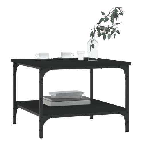 Stolić za kavu crni 55x55x40 cm od konstruiranog drva Crna 55 x 55 x 40 cm 1 Cijena