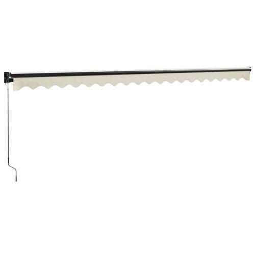 Tenda na uvlačenje krem 5 x 3 m od tkanine i aluminija - Krema 5 x 3 m 1 Cijena