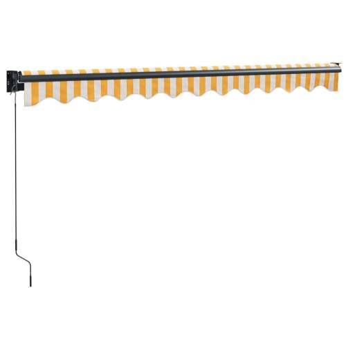 Tenda na uvlačenje žuto-bijela 3 x 2,5 m od tkanine i aluminija - Žuta 3 x 2.5 m 1 Cijena