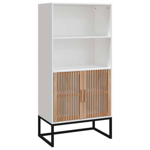 Visoka komoda bijela 60 x 35 x 125 cm od konstruiranog drva - Bijela 1 Cijena