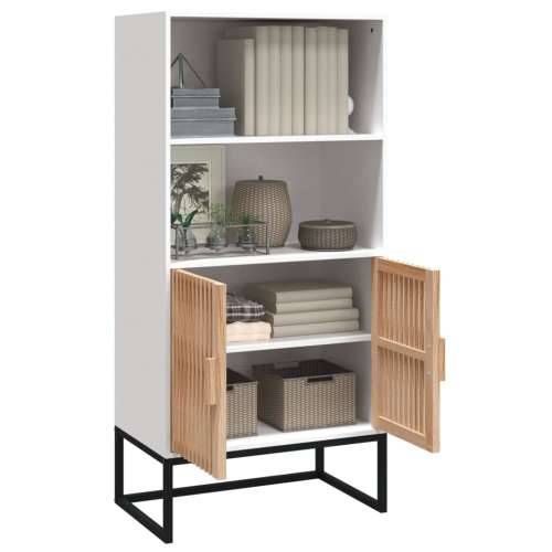 Visoka komoda bijela 60 x 35 x 125 cm od konstruiranog drva - Bijela 1 Cijena
