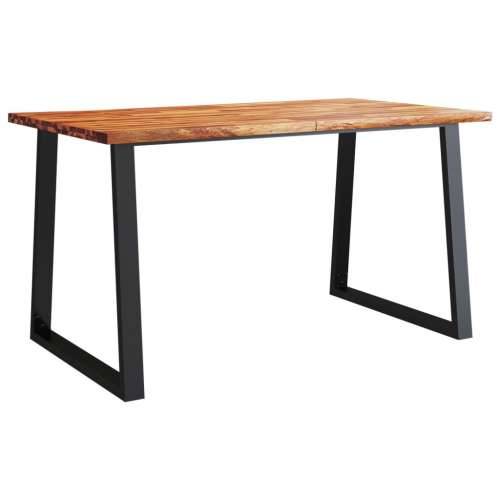 Blagovaonski stol sa živim rubom 140x80x75 cm od drva bagrema - 140 x 80 x 75 cm 1 Cijena