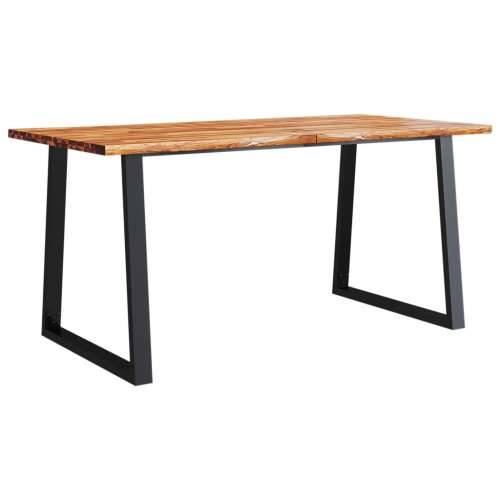 Blagovaonski stol sa živim rubom 160x80x75 cm od drva bagrema - 160 x 80 x 75 cm 1 Cijena