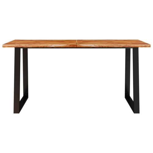 Blagovaonski stol sa živim rubom 160x80x75 cm od drva bagrema - 160 x 80 x 75 cm 1 Cijena