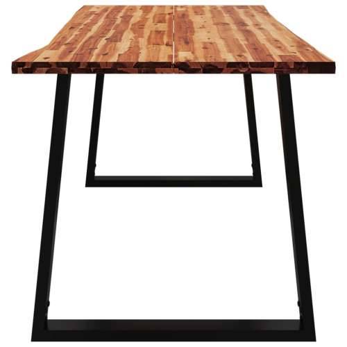 Blagovaonski stol sa živim rubom 160x80x75 cm od drva bagrema - 160 x 80 x 75 cm 1 Cijena