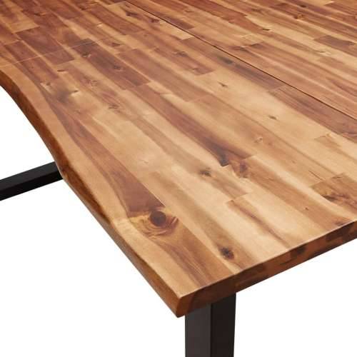 Blagovaonski stol sa živim rubom 180x90x75 cm od drva bagrema 180 x 90 x 75 cm 1 Cijena