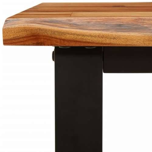 Klupa sa živim rubom 140 cm od masivnog bagremovog drva - 140 cm Cijena