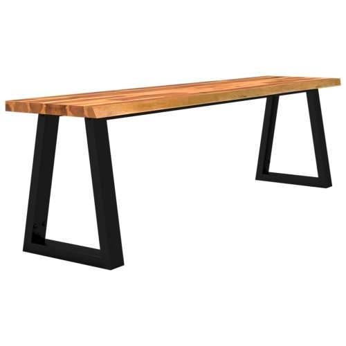 Klupa sa živim rubom 160 cm od masivnog bagremovog drva - 160 cm Cijena