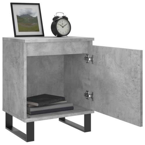 Noćni ormarići 2 kom boja betona 40x30x50 cm konstruirano drvo - Beton siva 2 Cijena