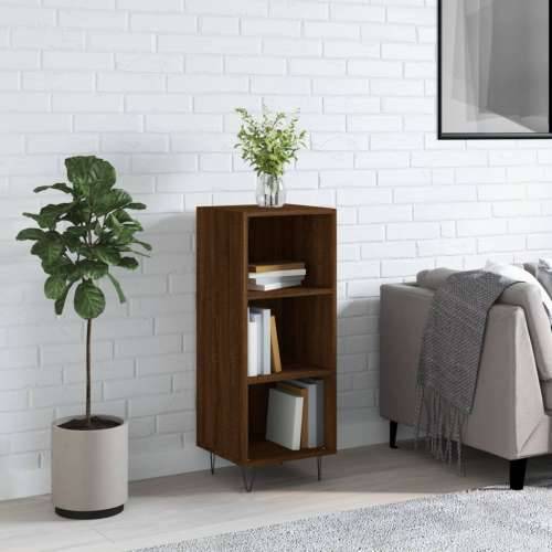 Komoda boja smeđeg hrasta 34,5x32,5x90 cm od konstruiranog drva - Smeđi hrast 1 Cijena