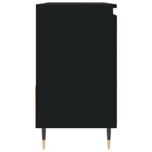 Kupaonski ormarić crni 65x33x60 cm konstruirano drvo - Crna 1 Cijena