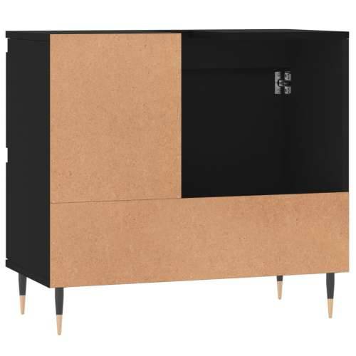 Kupaonski ormarić crni 65x33x60 cm konstruirano drvo - Crna 1 Cijena