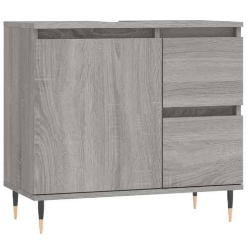 Kupaonski ormarić boja hrasta 65 x 33 x 60 cm konstruirano drvo - Sivi hrast sonoma 1 Cijena
