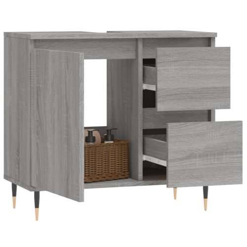 Kupaonski ormarić boja hrasta 65 x 33 x 60 cm konstruirano drvo - Sivi hrast sonoma 1 Cijena