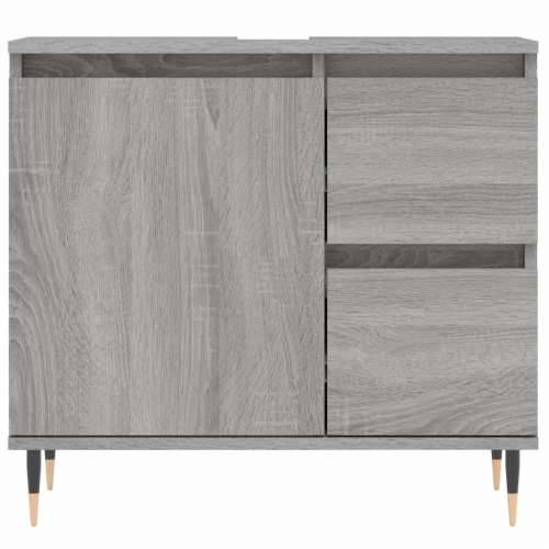 Kupaonski ormarić boja hrasta 65 x 33 x 60 cm konstruirano drvo - Sivi hrast sonoma 1 Cijena