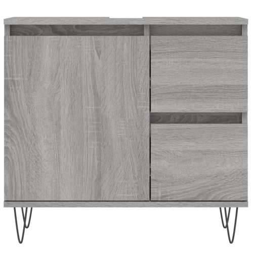 Kupaonski ormarić boja hrasta 65 x 33 x 60 cm konstruirano drvo Sivi hrast sonoma 1 Cijena