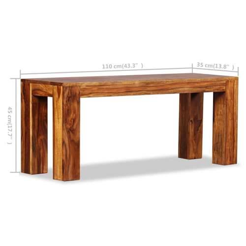 Klupa Masivno Sheesham Drvo 110x35x45 cm - 110 x 35 x 45 cm Cijena