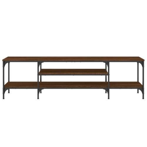 TV ormarić boja smeđeg hrasta 161x35x45 cm od drva i željeza Smeđi hrast 1 161 cm Cijena