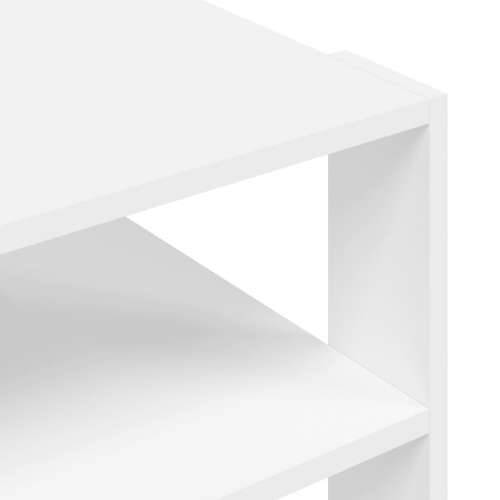 Stolić za kavu bijeli 59,5 x 59,5 x 40 cm od konstruiranog drva Cijena