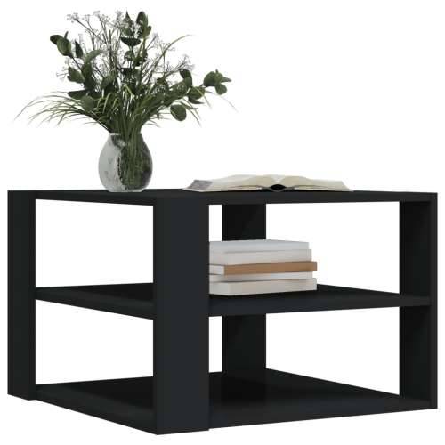 Stolić za kavu crni 59,5 x 59,5 x 40 cm od konstruiranog drva Crna 1 Cijena
